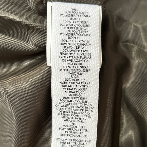 🔥NWT🔥 Derek Lam 10 Crosby Ladies' Down Jacket Size S removable fur - Picture 12 of 12